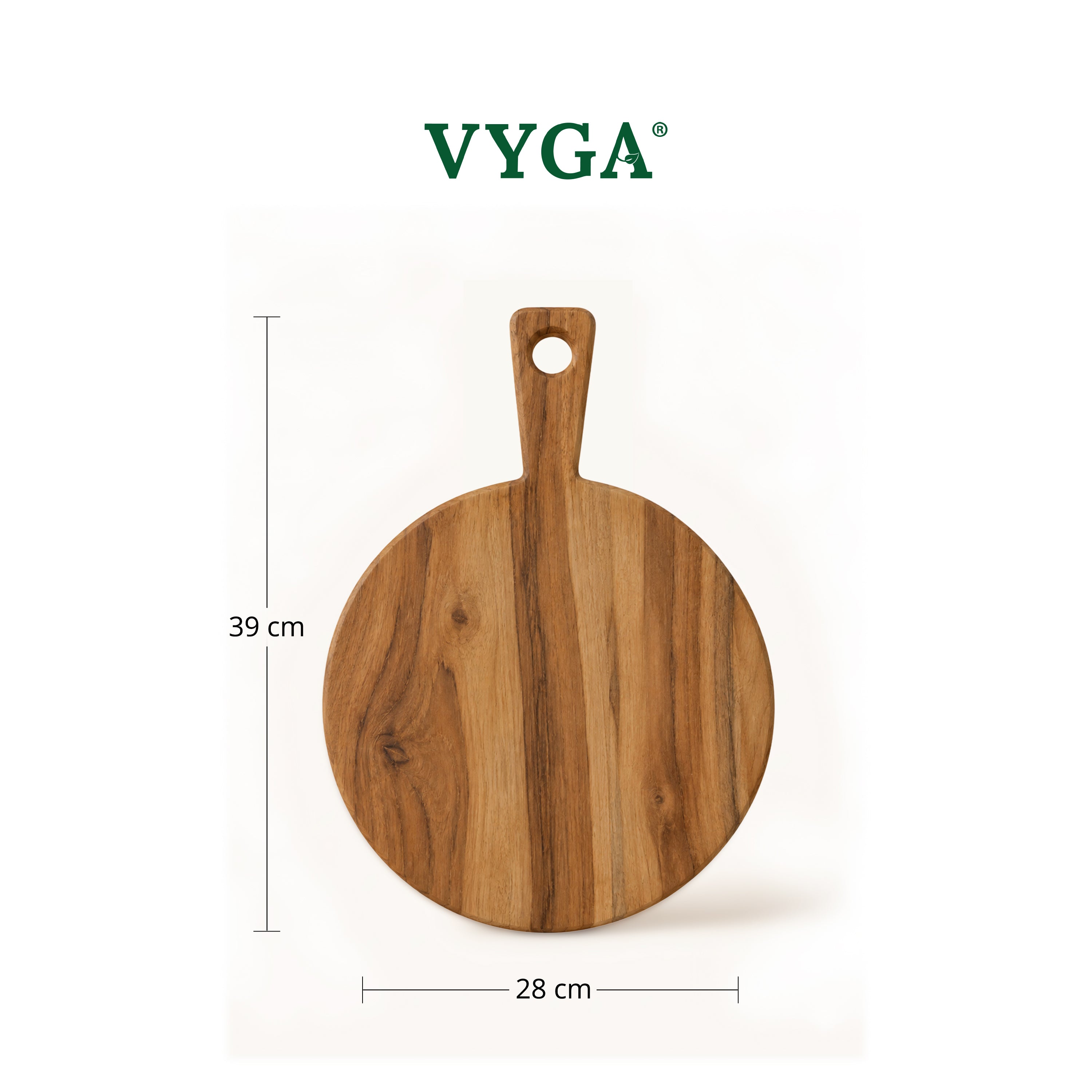 Round Teakwood Chopping Board
