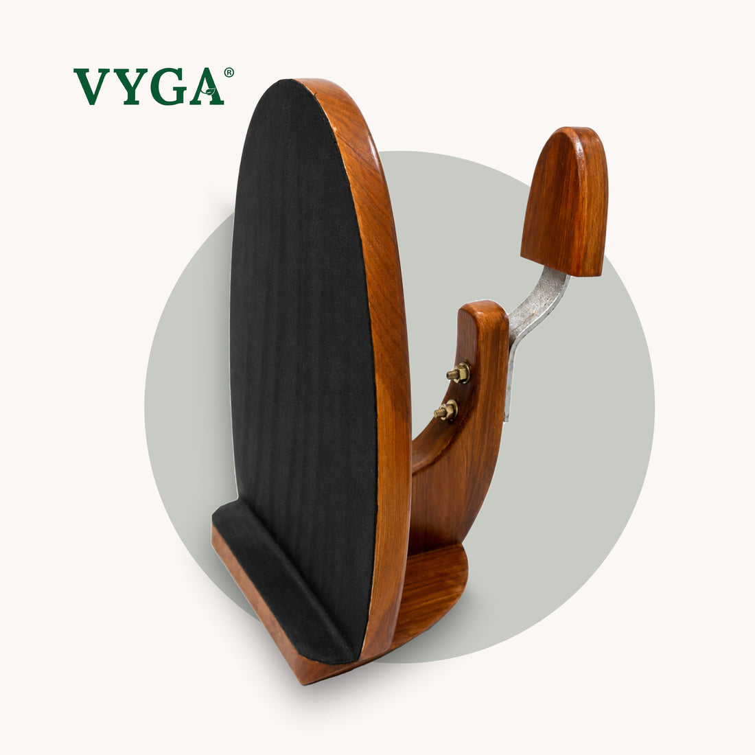 Curve Teakwood Coconut Scraper